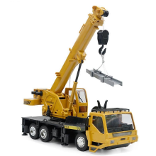 RC Hoist Crane Model Engineering Vehicle Toys For Children Birthday Xmas Good Gift Remote Control Freight Elevator