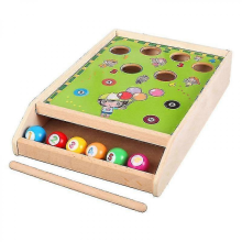 Mini Pool Table Mini Billiard Table Toys Set With Rod Educational Parent-child Interaction Tabletop Toys Set For Kids Boys Girls