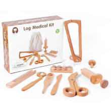 Wooden Tool Toy Playhouse Kits Kids Early Learning Role for Play Toy Party ActivMedical package