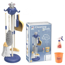1 Set Kids Cleaning Tools Toy Children Role Play Cleaning Equipment ToyBlue95X23CM
