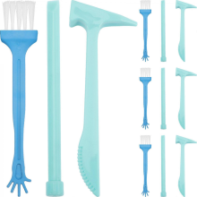 1 Set Digging Hammer Chisel Brush Archaeological Excavation Tools Kids Educational Digging KitSky-blue15.00X5.00X2.00CM