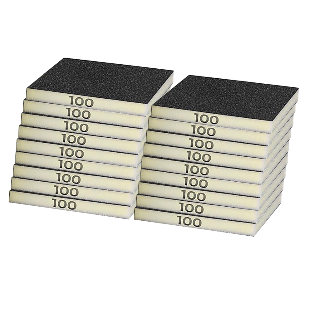 18Pcs Multipurpose Grits Sanding Sponges Set Grits For-100 Sand 7751000186555