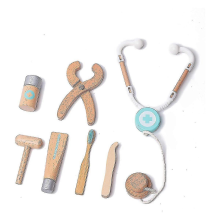 Pretend Dentist Tool Box Doctor Medical Stethoscope Kid Education Role