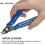 Professional 43 Pcs Gundam Model Tools Kit Hobby Building Tools Craft Set Gundam Modeler Basic Tools For Basic Model Building, Repairing And Fixing 2