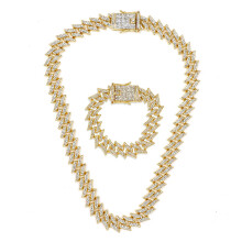 Eye Catching Necklace Unique Bracelet Alloy-Gold-color Style 3
