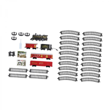 Electric Train Set Playset Steam Locomotive Toy for Toddlers Home Girls Boys 2 carriages4 carriagesoptional