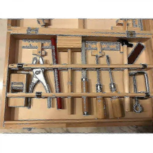 16-Piece Multi-Functional Children's Carpenter Tool Set with Real Tools Maintenance Toolbox for Disassembly and Assembly 2