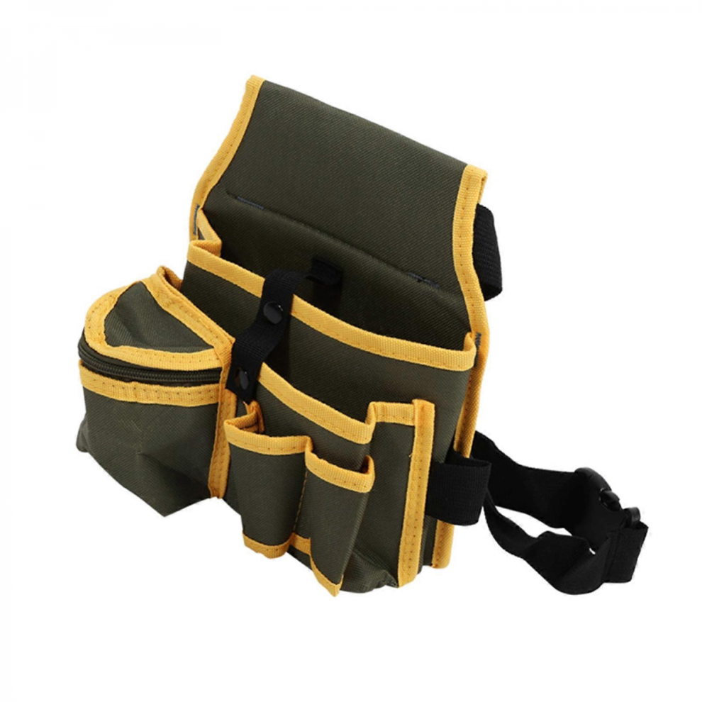 Portable Pocket Pouch Tool Belt Bag Carpenters Canvas Garden Screwdriver Repair Tools Multifunctional Adjustable Waistmulticolor 7632237787015