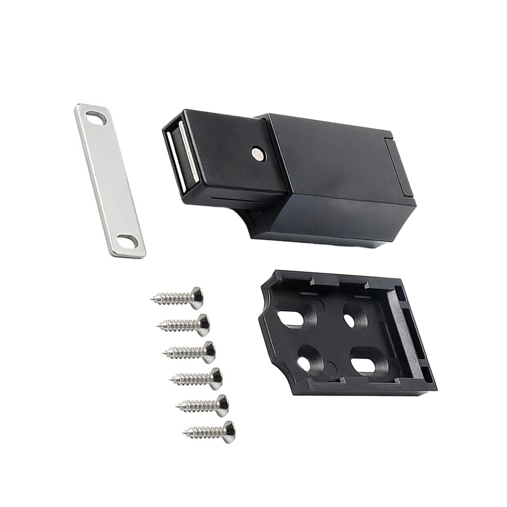 Sturdy Strong Push Out Touch Latches Portable For-Black 7751000186975