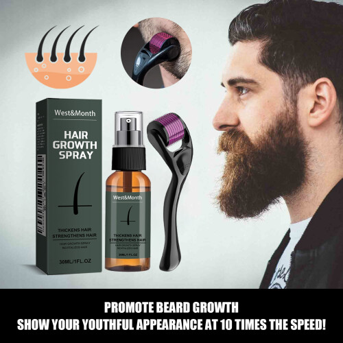 Kit de Soin Hydratant et Stimulant pour Barbe - Pour une Pousse Plus Dense 1