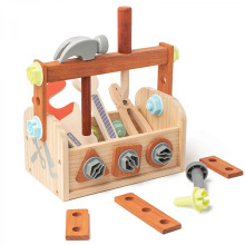 Combination Disassembly Toolbox Educational Boys Toy Easy to Manipulate Screwdriver Wrench and Bolts Fine Motor SkillsMulticolor