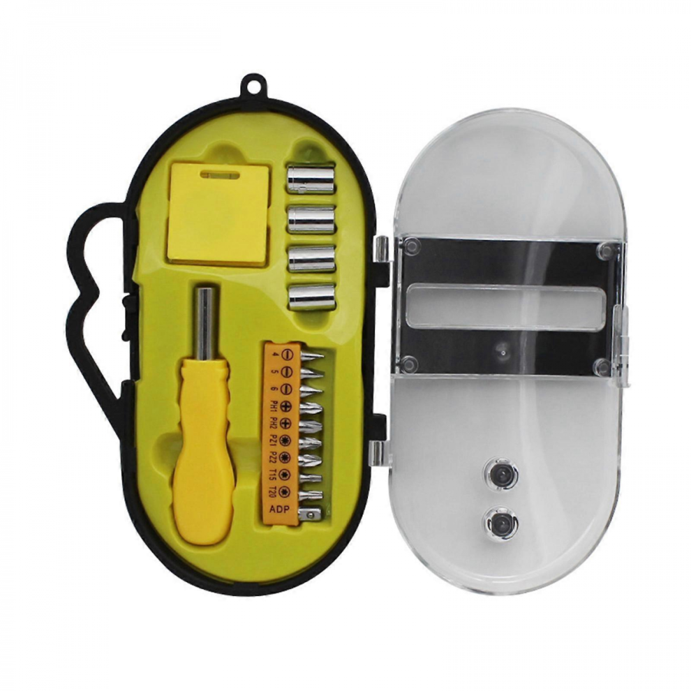Multifunction Repair Tools Set Small Plier Tape Measure Multi-Bits Sockets Set Christmas Gift For Father Men Womenmulticolor 7632237787855