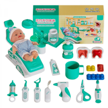 Doctor Dentist Toy Set and Accessories Tool for Children Perfect for Home School Teaching and Birthday Party Activity PinkGreen