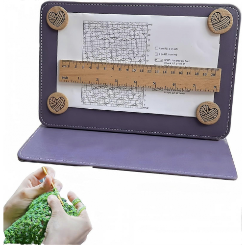 Knitting Fold Up Pattern Knitting Holder, Tool Accessories