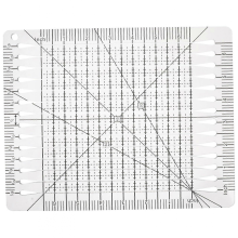 Patchwork cutting ruler measuring tool Cutting ruler gift idea gift idea kit machine DIY durable quilt ruler craft template Plastic