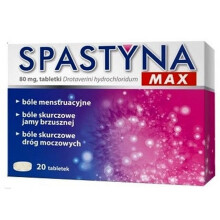Spastyna MAX for abdominal cramps, 20 tablets