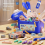 146Pcs Creative Engineering Building Toys And Portable Toolbox Kids Tool SetBlue 3