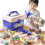 146Pcs Creative Engineering Building Toys And Portable Toolbox Kids Tool SetBlue 1