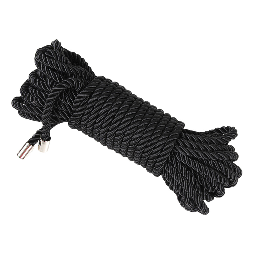 Multipurpose Long 15 Meter Polyester Cord 7Mm Convenient-Black 7751000187132