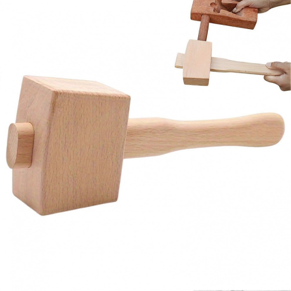 Hammer - Portable Wood Mallet, Durable Carving Tool For Crafts, Lightweight Installation Hammer For Woodworking Projects 7632237793160