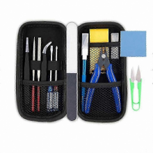 Modeling Tool Set for Hobbyists - 15-Piece Basic Kit for Building Models, Cars, and Aircraft