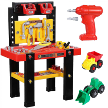Toy Construction Tools Ibasetoy Kids Tool Set Educational Learning Toys for Christmas Assorted Color 91Pcs SetAssorted Color