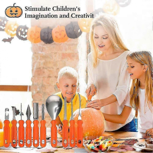 10-piece Pumpkins Carving Scraper Set Practical Diy Carving Tool Gift For Birthday1 2