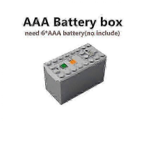 Technical Multi-Power Function Tool Servo Train Building Blocks for All Brands - Model Sets 8293 8883AAA-Battery-box