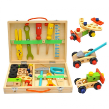 1 Set Childrens Simulation Toolbox Toy Cartoon Toolbox Set Pretend Play Repair Tools Kit Disassembly