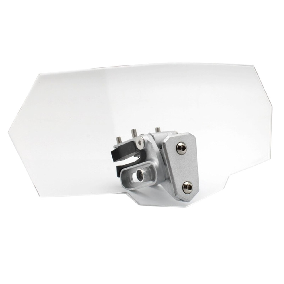 Motorcycle Wind Deflectors Universal Raised Windscreen Spoiler Clip Transparent Windscreen Extender Extension Clips 9393856750726
