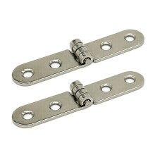 easy installs Metal HingesCorrosion Resistant-Nickel color