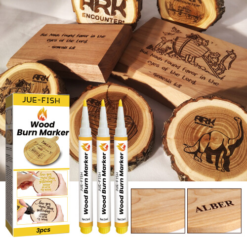 Stylo Pyrograveur pour Bois - Création sur Dessous de Verre et Planches 1