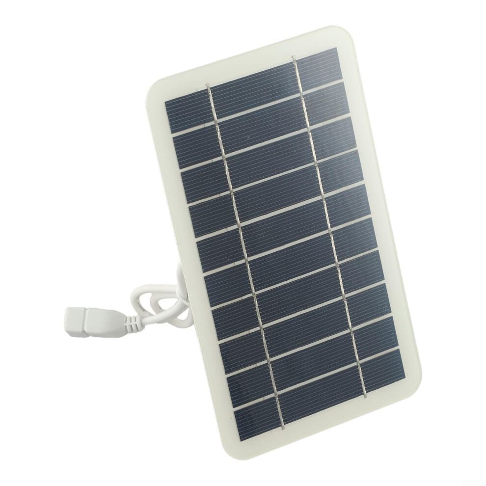 5W 5V Portable Solar Panel Usb Output Polysilicon Charger Ip65 Waterproof For Mobile Phone Power Bank Outdoor Camping Hiking 9393856750900