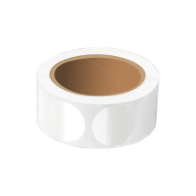 Adhesive PVC Sealing Label Wrapping Sticker for Envelope-20MM