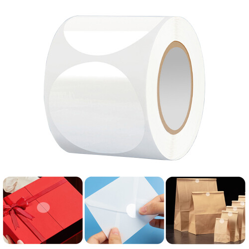 Adhesive PVC Sealing Label Wrapping Sticker for Envelope-20MM 2