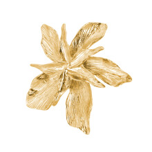 Elegant Adjustable Flower Rings for-Light Yellow Gold Color 03