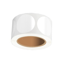 500Counts Round Seal Sticker Adhesive Wrapping Label Clear-30MM