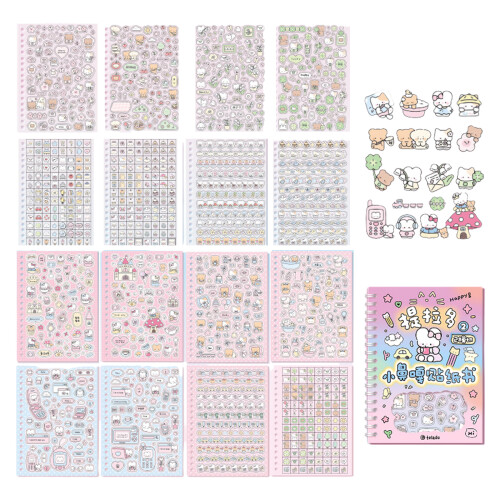 Cartoon Sticker Book Self-Adhesive Decorative Sticker-Style 2