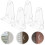 8Pcs Transparent Blind Hold Brackets Strong Pom Blinds Bottom Clips 5