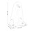 8Pcs Transparent Blind Hold Brackets Strong Pom Blinds Bottom Clips 11