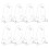 8Pcs Transparent Blind Hold Brackets Strong Pom Blinds Bottom Clips 6