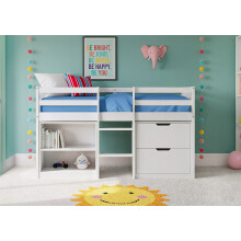 Jens Sleepstation Shorty Cabin Bed in White