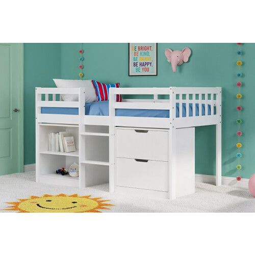 Noa and Nani Jens Sleepstation Shorty Cabin Bed in White 1