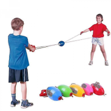 Children Toys Outdoor Interactive Pulling Elastic Speed Balls Sensory Training Sport Games Toy For Kids Adults GiftB Green