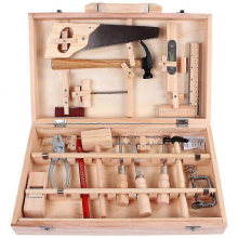 Repair Box Carpentry Wooden Toolbox Boy Pretend Toy1 Set