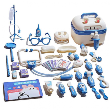 Children's Medicals Tools Play House Set Portable Role Play Game Toy for Kids Children Boys Girls Christmas GiftsBlueUpgrade