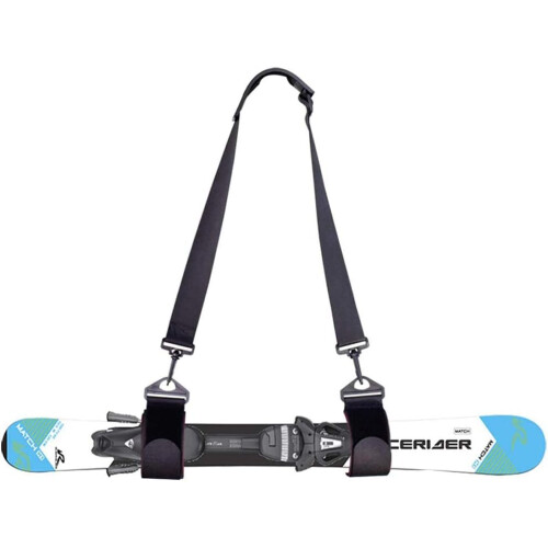 Ski Harness Shoulder Strap Hand-Held Double Snowboard Carriers Nylon Belt Multifunctional Handle 2