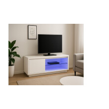 TV Unit Wide 1 Door Tv Cabinets for Living Room Table Stand Media