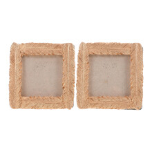 2Pcs Mini Picture Frames Gold Resin Small Photo Frame for Home Decor
