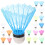 20 plastic badminton shuttles, kleurvol voor buiten 1